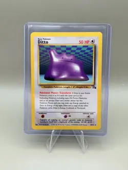 Ditto 18/62 Pokemon TCG WOTC Base Set Fossil Non Holo NM/LP - Image 1