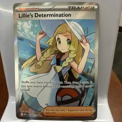 Pokemon TCG Mega Evolution Lillie's Determination 169/132 Full Art Ultra Rare - Image 1