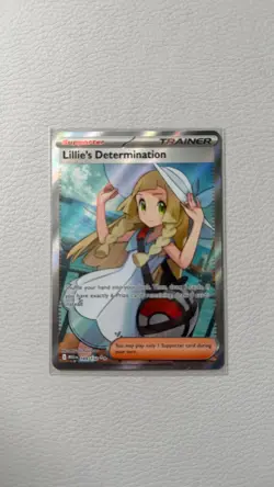 Pokemon TCG Lillie's Determination 169/132 Full Art Trainer Mega Evolution - Image 3