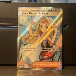 Pokemon TCG Mega Evolution Lillie's Determination 169/132 Full Art Ultra Rare - Image 1