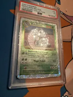 2002 Pokemon Legendary Collection Reverse Holo Nidoqueen #32 Psa 3 VG - Image 2