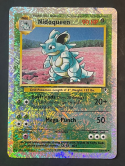 Nidoqueen 32/110 Legendary Collection Reverse Holo - Pokemon Card - LP/MP - Image 2
