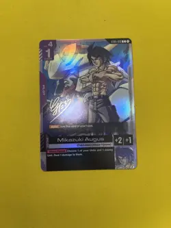 Gundam Card Game TCG - Mikazuki Augus ST05-101 DBZ Promo Card ENGLISH NM - Image 2