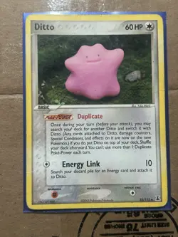 Pokemon Ditto Regular Non-Holo Card 35/113 Delta Species DMG - Image 1