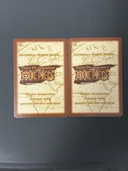 Luffy, ONE PIECE Carddass Hyper Battle Promo Card Japanese 2000 S-JF01.1 & 2 - Image 2