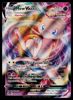 Pokemon Card - Mew VMAX Fusion Strike 114/264 Ultra Rare - Image 1