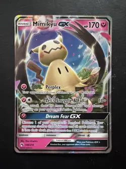 Mimikyu GX 149/214 Sm-Lost Thunder Holo Card Sun Moon - Image 1