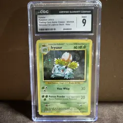 Pokemon Ivysaur 002/034 Trading Card Game Classic Holo 2023 CGC 9. TCG - Image 1