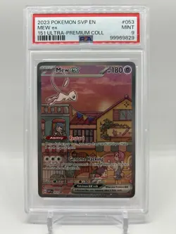 Mew ex 053 Sv: Scarlet & Violet Promo Cards 151 Ultra Premium Collection PSA 9 - Image 1