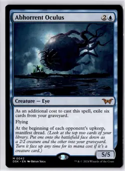 Abhorrent Oculus Duskmourn: House of Horror Regular NM M 0042 - Image 1