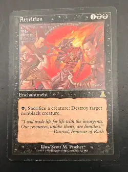 Attrition Urza's Destiny MTG Regular Moderately Played - Image 1