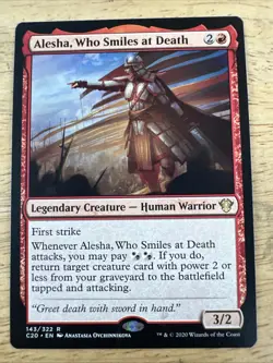 Alesha, Who Smiles at Death [Commander 2020] Magic MTG - Image 1