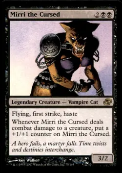 MTG Mirri the Cursed LP Light Play Planar Chaos [5314] - Image 1