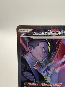 Pokemon TCG: Team Rocket's Mewtwo ex 231/182 SIR Destined Rivals NM - Image 2