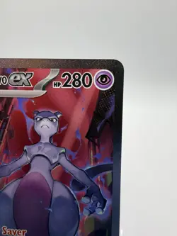 Pokemon TCG: Team Rocket's Mewtwo ex 231/182 SIR Destined Rivals NM - Image 3