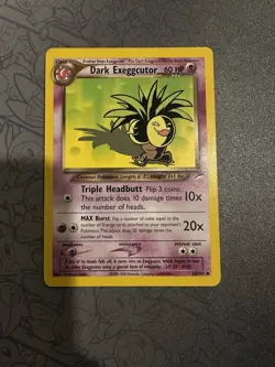 Pokemon TCG Dark Exeggutor Neo Destiny Unlimited Uncommon 33/105 LP - Image 1