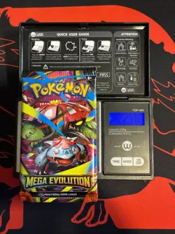 22.56g HEAVY - Pokemon TCG Mega Evolution Booster Pack Sealed / Semi GoDU - Image 1