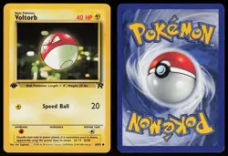 Voltorb 69/82 Common Team Rocket 1st Edition Pokemon - Image 3