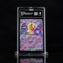 2025 PokemoN SV Journey Together 069/159 Mimikyu EX Holo RR TAG 9 (939) - Image 1