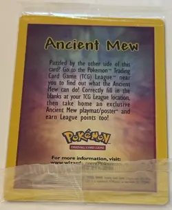 Pokemon TCG Ancient Mew Holo Promo Card Miscellaneous Products (SEALED) - Image 2