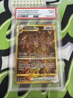 2023 POKEMON SWSH FA/GIRATINA VSTAR CROWN ZENITH-SECRET GG69/GG70 PSA 9 - Image 1