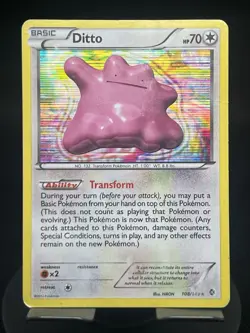 Pokemon TCG Ditto 108/149 Boundaries Crossed Holo Rare DMG - Image 1