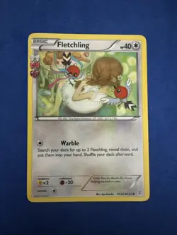 Pokemon Fletchling RC25-32 Generations: Radiant Collection Regular LP - Image 1