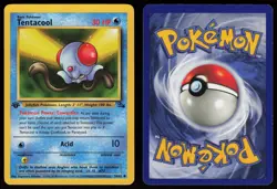 Tentacool 56/62 Common Fossil 1st Edition Pokemon - Image 3