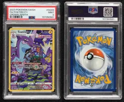 Full Art - Toxtricity Pokemon Sword & Shield Crown Zenith Galarian Gallery PSA 9 - Image 3