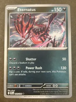 Eternatus 069/094 Me02: Phantasmal Flames Reverse Holo Pokemon TCG NM - Image 1
