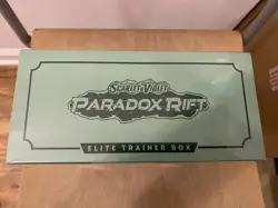 Pokemon TCG Paradox Rift Elite Trainer Box ETB Iron Valiant NEW/Sealed - Image 3