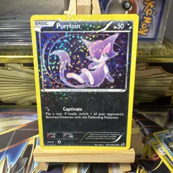Purrloin RC13/RC25 Pokemon Legendary Treasures Radiant Collection Holo! - Image 1