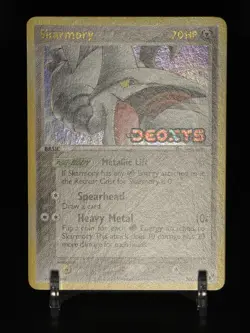 Pokemon Skarmory 26/107 EX Deoxys Reverse Holo Stamped - LP (Clean Front) - Image 2