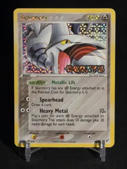 Pokemon Skarmory 26/107 EX Deoxys Reverse Holo Stamped - LP (Clean Front) - Image 5