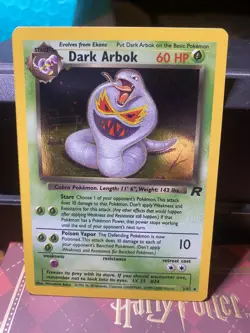 Pokemon TCG Dark Arbok Holo Rare Team Rocket Unlimited 2/82 LP - Image 2