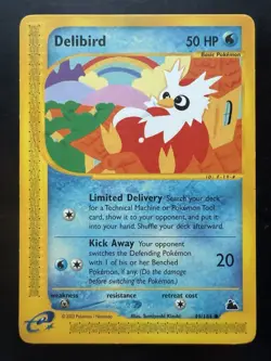 Pokemon Delibird Skyridge Non-Holo 49/144 (MP) - Image 1