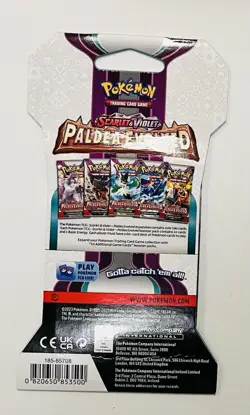 Pokemon Paldea Evolved Scarlet Violet Sealed Booster Pack- SLEEVED - Image 2