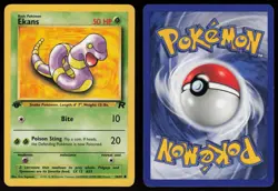 Ekans 56/82 Common Team Rocket 1st Edition Pokemon - Image 3