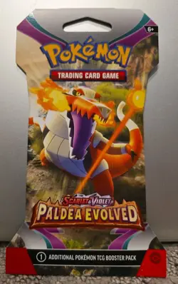 Pokemon TCG: Scarlet & Violet Paldea Evolved Sleeved Booster Pack - Image 1