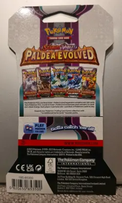 Pokemon TCG: Scarlet & Violet Paldea Evolved Sleeved Booster Pack - Image 2