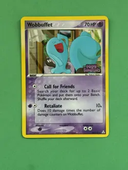 2006 Pokemon Wobbuffet Reverse Holo Stamped EX Holon Phantoms 56/110 NRMT - Image 1