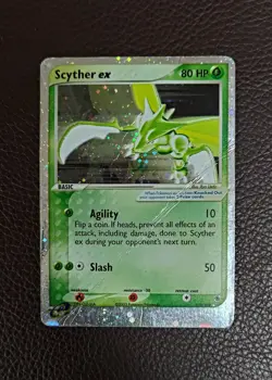 Pokemon TCG Scyther ex 102/109 Holo Ultra Rare Ruby and Sapphire (PSA 1 U) - Image 1