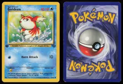 Goldeen 53/64 Common Jungle 1st Edition Pokemon - Image 3