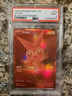 Pokemon TCG Victini EX White Flare 172/086 English PSA 9 Mint - Image 1