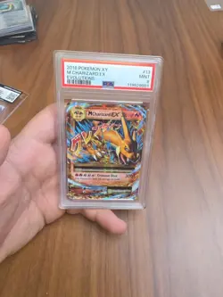 PSA 9 MINT Mega M Charizard EX 13/108 XY Evolutions Rare Pokemon Card - Image 1