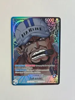 One Piece TCG Sakazuki Alt Art Leader OP05-041 Awakening of the New Era - Image 1