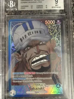BGS 9 Subs ENGLISH OP05-041 Sakazuki Leader ALT ART AWAKENING OF NEW ERA English - Image 2