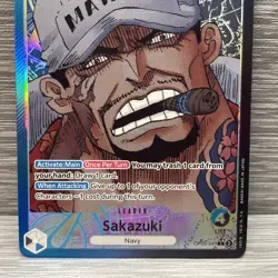 One Piece TCG Sakazuki Alt Art Leader OP05-041 Awakening of the New Era - Image 3