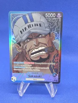 One Piece Awakening of the New Era Sakazuki OP05-041 Alternate Alt Art Leader - Image 1