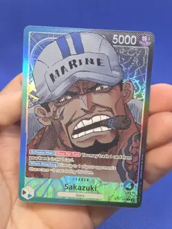 One Piece Awakening of the New Era Sakazuki OP05-041 Alternate Alt Art Leader - Image 2